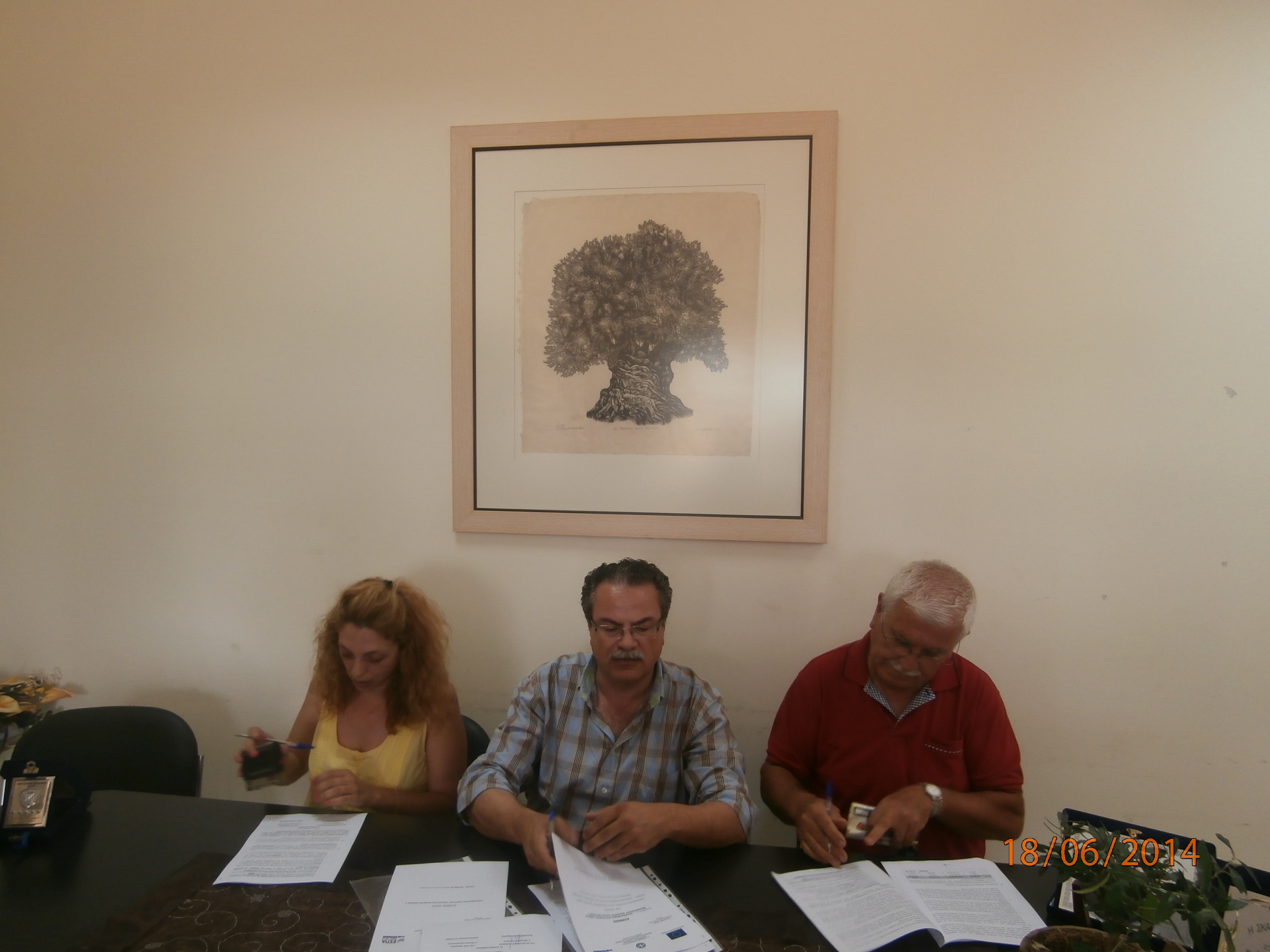 Υπογραφή Σύμβασης Έργων Δήμου Πλατανιά