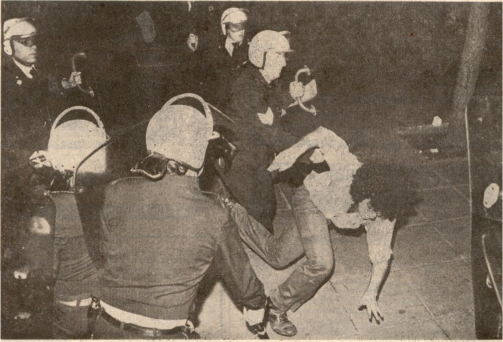 ΜΑΤ, διαδηλωτές,1980