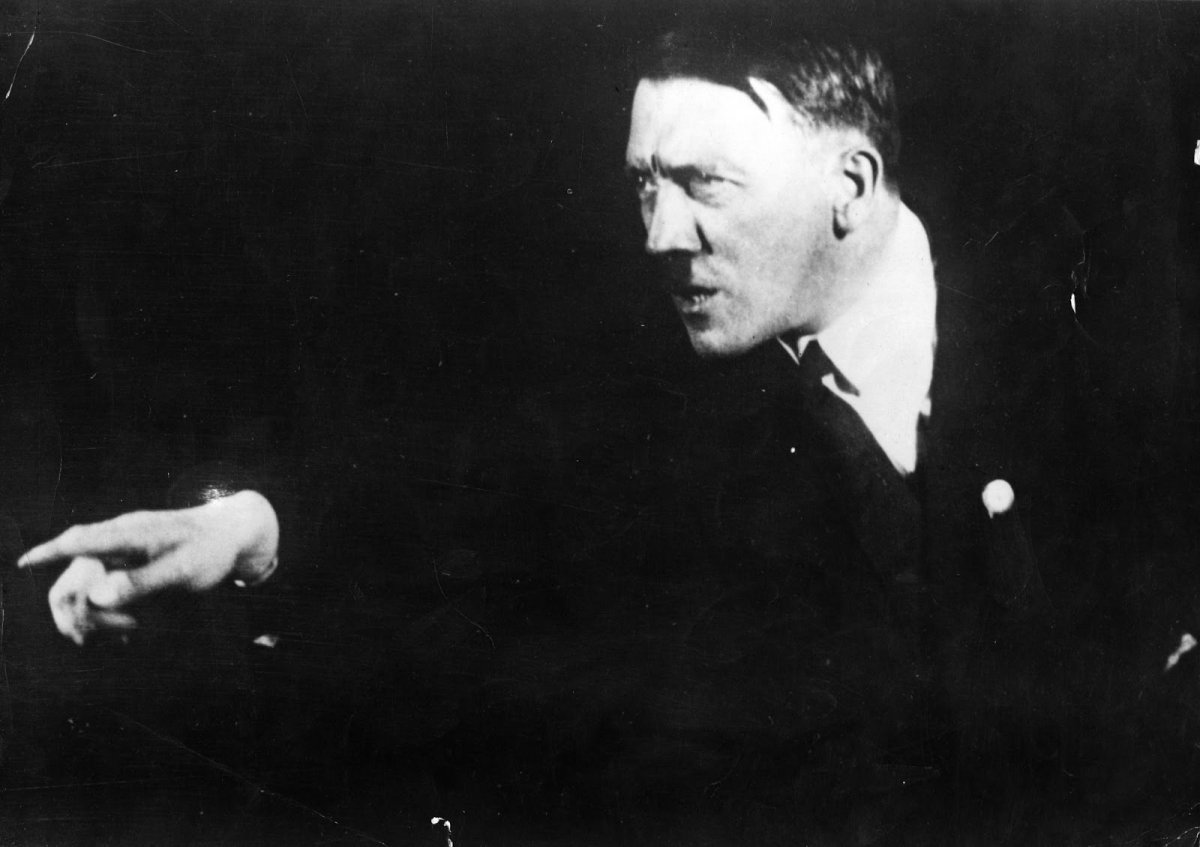 Hitler rehearsing his public speeches in front of the mirror 12