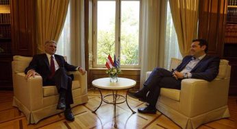 «Αν χρειαστεί, θα πάρουμε την ευθύνη για το μεγάλο “όχι”»: Δηλώσεις του Αλ. Τσίπρα μετά τη συνάντηση με τον καγκελάριο της Αυστρίας Β. Φάιμαν | Bίντεο