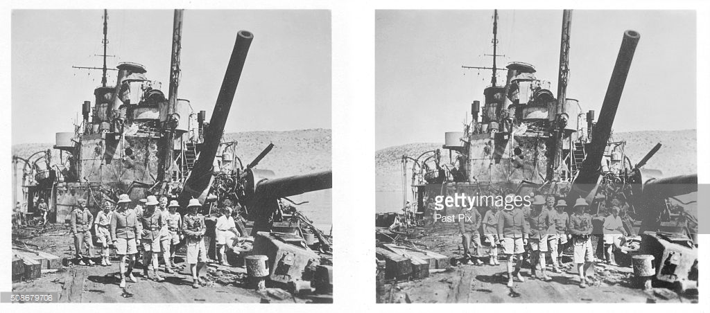 British Cruiser destroyed in Crete