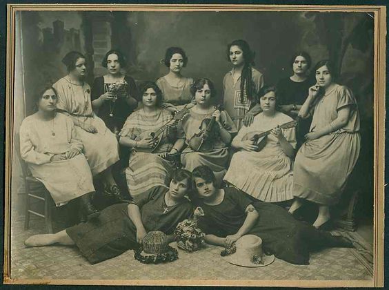 Hania Crete Greek womens string band 1910