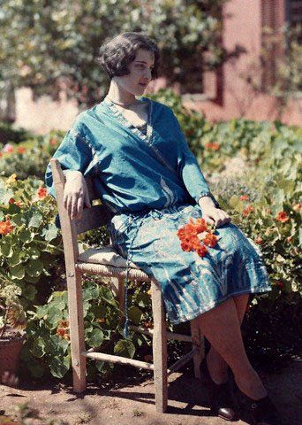 Maynard Owen Williams, 1929, γυναίκα στην Κρήτη με κιμονό