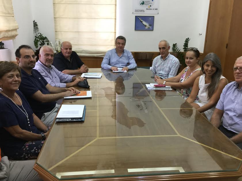 Συνάντηση της Ομάδας Εργασίας Ιατρικού Τουρισμού με Περιφερειάρχη για τις δράσεις ανάπτυξης του τουρισμού υγείας στη Κρήτη