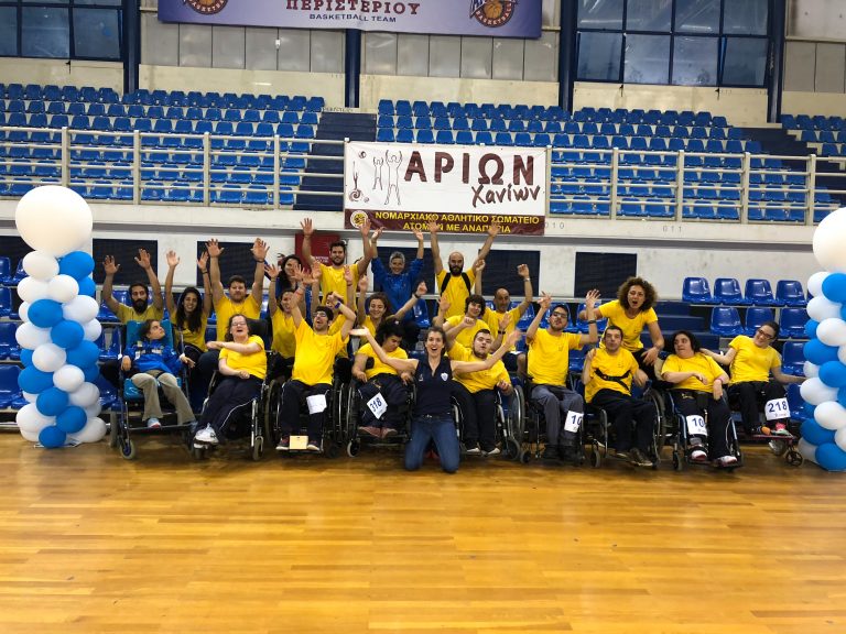 Θετική η παρουσία του Αθλητικού Σωματείων ατόμων με αναπηρία «Αρίων Χανίων» στο Πανελλήνιο πρωτάθλημα Boccia 2018
