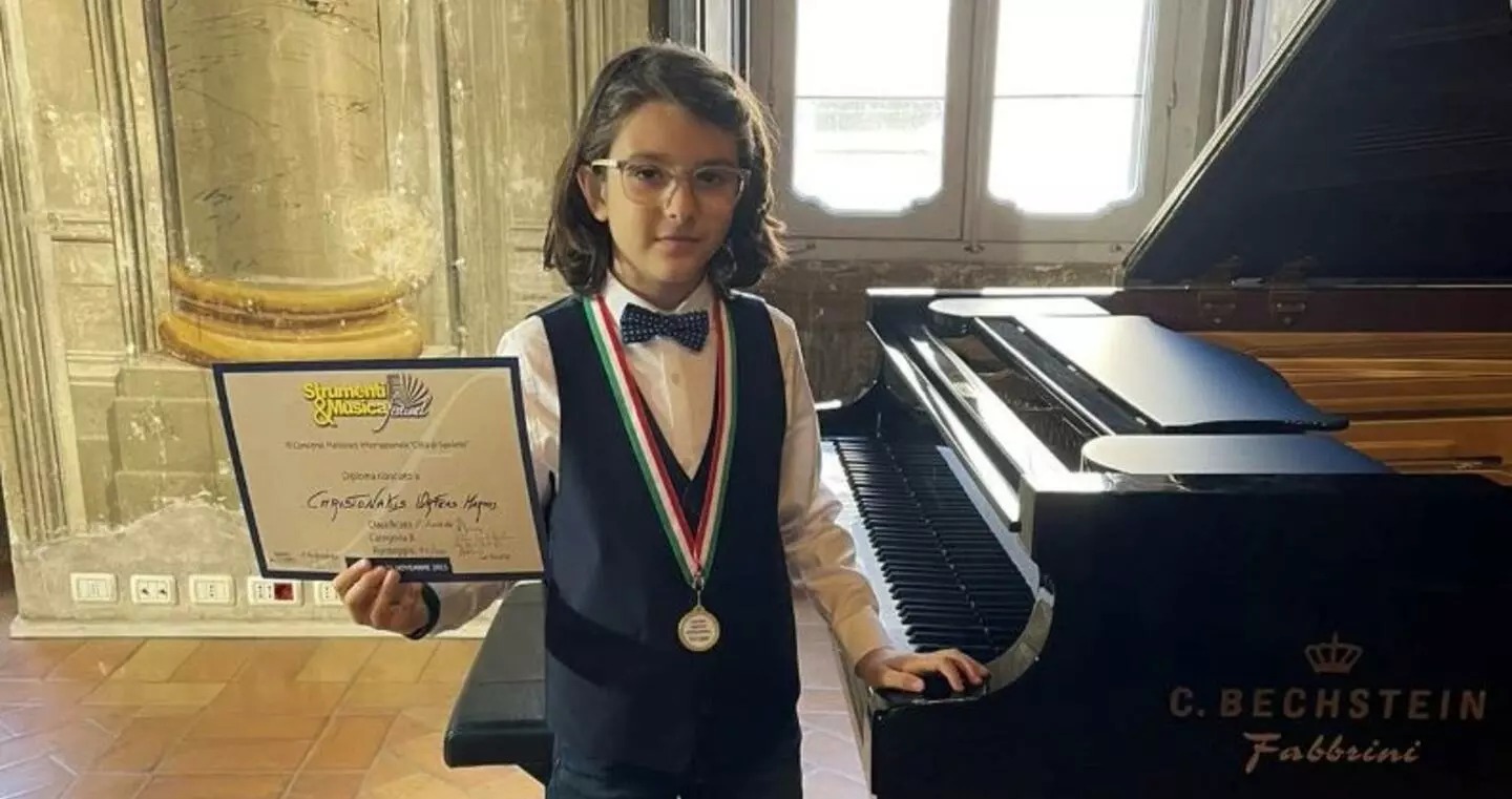 Il piccolo pianista di Rethymno che ha raggiunto la vetta del mondo