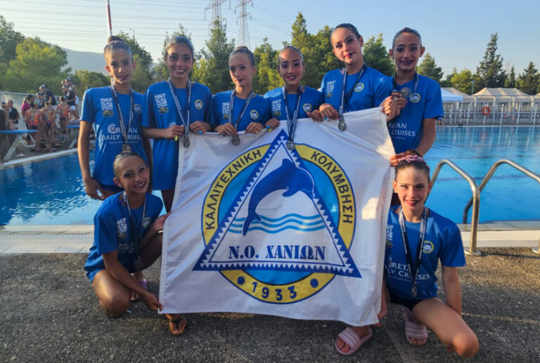 Χρυσό και ασημένιο για τα κορίτσια του ΝΟΧ στην καλλιτεχνική κολύμβηση