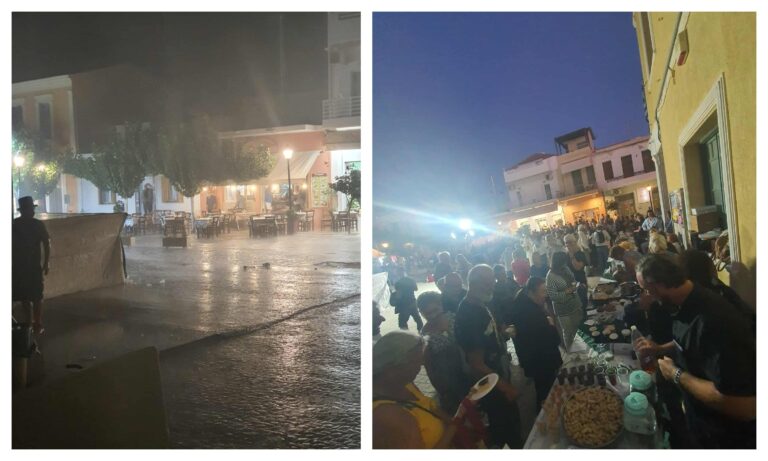 Μια νύχτα γιορτής στην Παλαιόχωρα: Λαοθάλασσα στην Εορτή Τουρισμού παρά την καταρρακτώδη βροχή