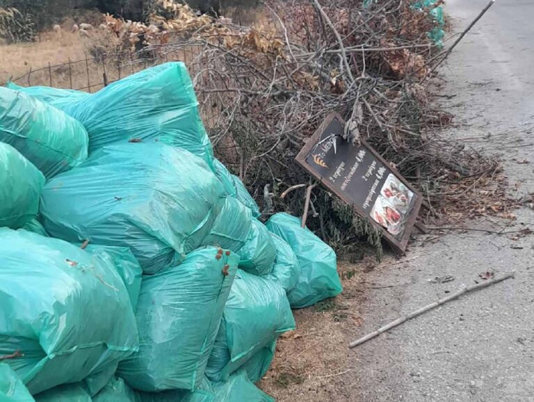 5 τόνους σκουπίδια μάζεψαν από το Θέρισο