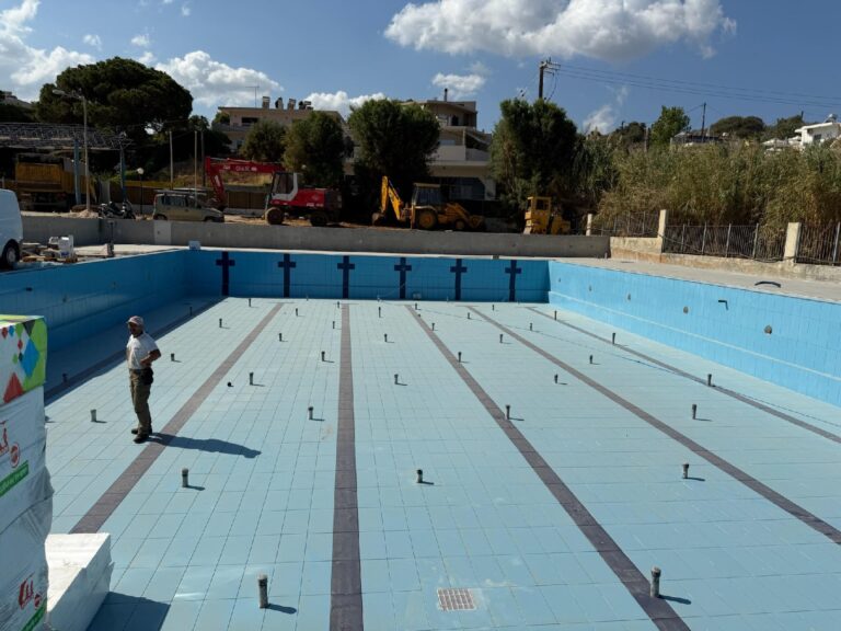 Ανοίγουν οι νέες πισίνες στον Κλαδισό: Ανάσα για τον υγρό στίβο των Χανίων