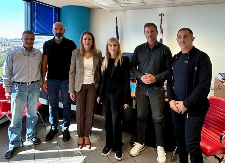 Χανιά: Συνάντηση της Σέβης Βολουδάκη με τη Γενική Γραμματέα του ΥΠΑΑΤ για τη λειψυδρία και τα έργα άρδευσης – «Το νερό είναι πηγή ζωής και συνοχής για τον τόπο μας»