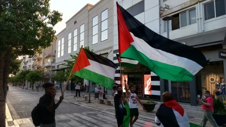 Συγκέντρωση διαμαρτυρίας για την παρουσία του CEO της Haifa Group στην πόλη του Ηρακλείου 