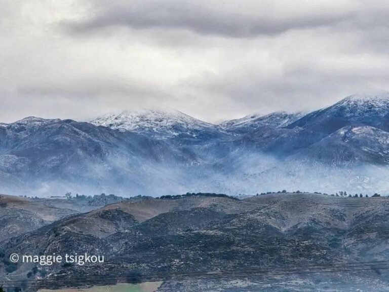 Κρήτη: Έπεσαν τα πρώτα χιόνια στα ορεινά