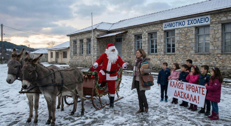 Γονείς μαθητών στο Βαρύπετρο: «Για φέτος τα Χριστούγεννα, παιδί μου, εύχομαι να ‘χεις δάσκαλο»
