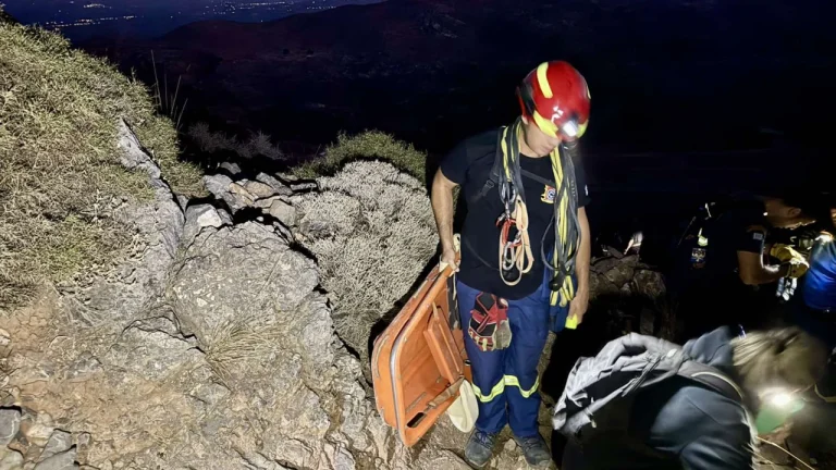 Συνεχίζεται η επιχείρηση διάσωσης στο Φαράγγι του Αμπά – Ελικόπτερο αναμένεται για την παραλαβή του τραυματία