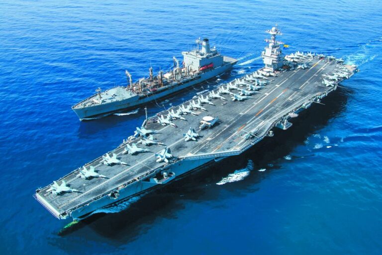 Κινητοποίηση στα Χανιά ενάντια στο αεροπλανοφόρο USS G. Ford: «Ανεπιθύμητοι οι φονιάδες των λαών»