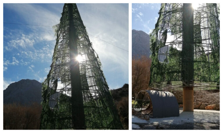 Αποκρουστική η εικόνα του Χριστουγεννιάτικου δέντρου στον Ομαλό – Παραμένει στη θέση του ενώ θρουλούν τα πλαστικά τμήματά του | Φωτός