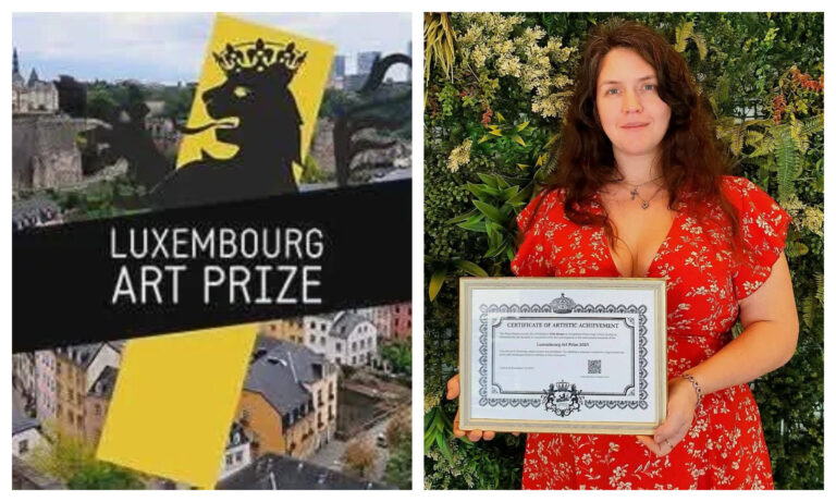 Η Ρεμπέκα Χάμιλτον Κουκουτσάκη τιμήθηκε με το Luxembourg Art Prize Certificate of Artistic Achievement