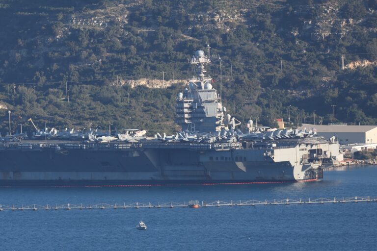 Σούδα: Πνίγηκαν στα σ…. στo αεροπλανοφόρο «Gerald Ford» – Αντιμετωπίζει τεράστιο πρόβλημα με το αποχετευτικό του σύστημα
