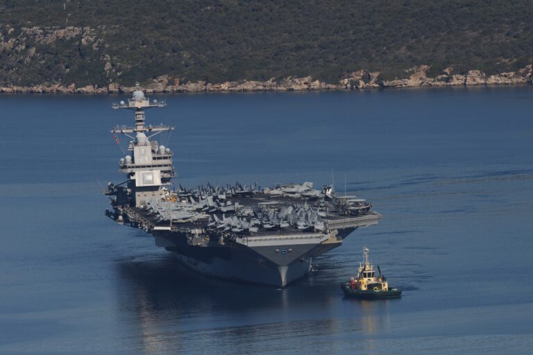 Στις 27 Μαρτίου το αντιπολεμικό συλλαλητήριο στα Χανιά για το αεροπλανοφόρο USS GERALD R. FORD