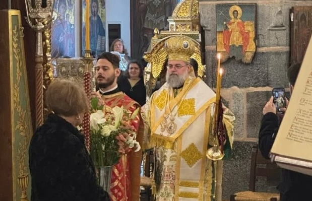 Σε κλίμα συγκίνησης η Θεία Λειτουργία του Μητροπολίτη Τίτου στον Ιερό Ναό Ευαγγελίστριας Μοχού