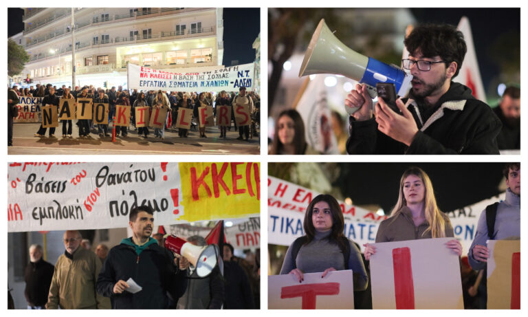 “NATO KILLERS GO HOME”: Αντιπολεμικό μέτωπο με επίκεντρο τη Σούδα – Φόβοι για «αντίποινα» λόγω της στρατιωτικής παρουσίας | Φωτός