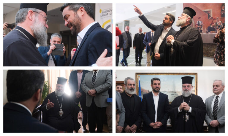 Μητροπολίτης Τίτος στο Δημαρχείο Χανίων: «Θα αγωνιστώ για τον ευλογημένο λαό αυτής της πόλης» — Η πρώτη επίσημη συνάντηση με τον Δήμαρχο Σημανδηράκη