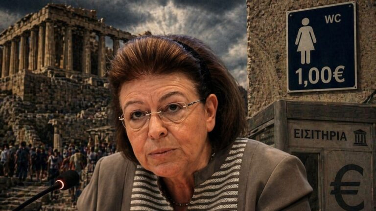 Πόση υποκρισία πια… Γαλάζιες ακρίδες και στις τουαλέτες αρχαιολογικών χώρων;