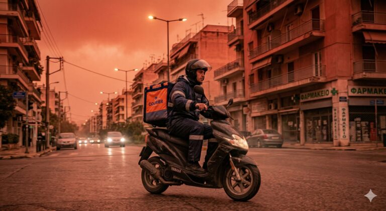 Αφρικανική σκόνη στην Κρήτη: Το «λουκέτο» στα σχολεία και η παραμονή των διανομέων στην «πρώτη γραμμή»