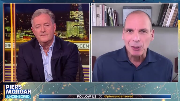 Ο Γιάνης Βαρουφάκης στο Piers Morgan Uncensored για το «Μοιραίο Λάθος» των ΗΠΑ στο Ιράν