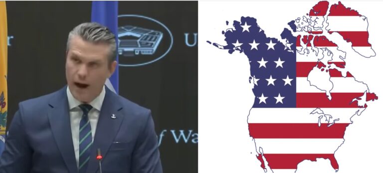 Ο Χέγκσεθ λέει ότι ο Τραμπ έχει ένα όραμα για μια «Μεγάλη Βόρεια Αμερική» – Από τη “Μεγάλη Γερμανία” του Χίτλερ στη “Μεγάλη Βόρεια Αμερική” του Τραμπ… ένας Νετανιάχου δρόμος