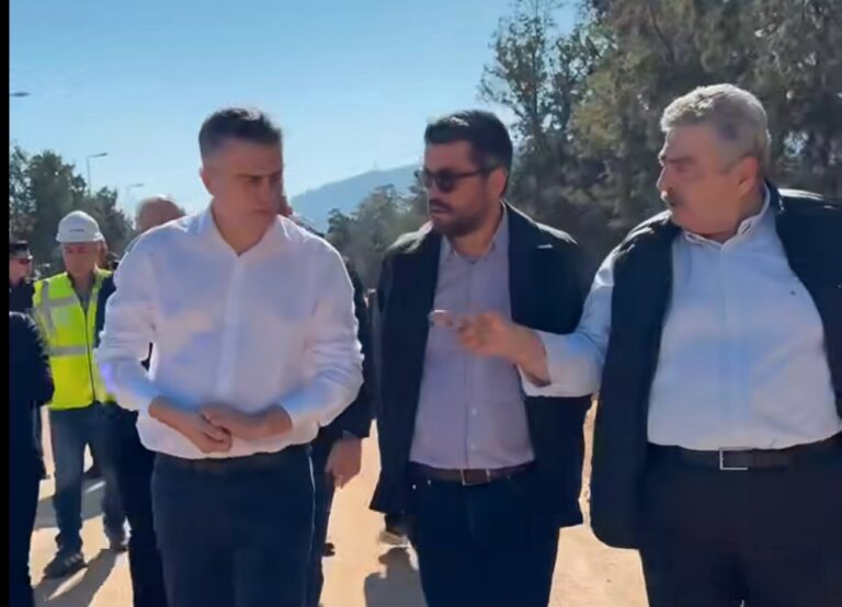 ΒΟΑΚ: Στο εργοτάξιο Μουρνιές – Βαμβακόπουλο ο Χρίστος Δήμας – Από Απρίλη… καλό Αύγουστο η παράδοση