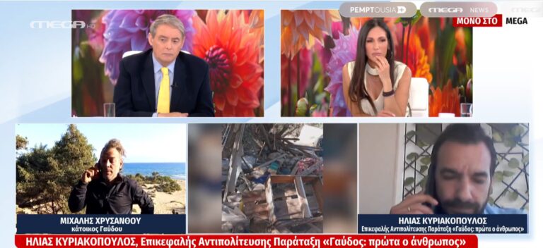 Γαύδος: Τι είπαν στο Mega Channel από την παράταξη της αντιπολίτευσης κατά της δημάρχου