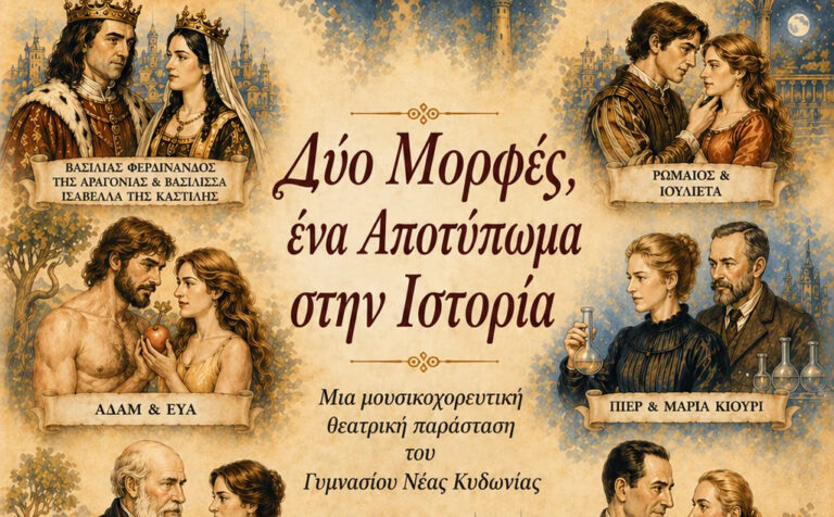 Μουσικοχοροθεατρική παράσταση από το Γυμνάσιο Νέας Κυδωνίας στα Χανιά