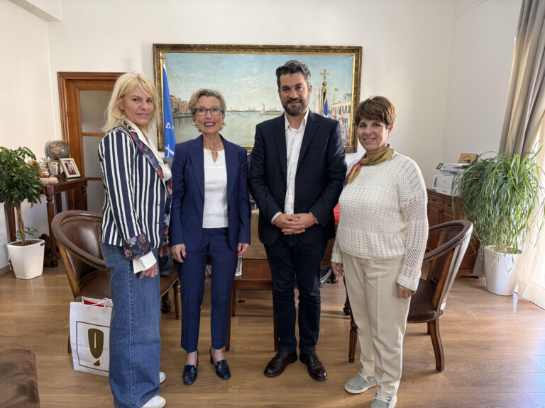 Υποδοχή της Πρέσβειρας της Νορβηγίας στον Δήμαρχο Χανίων