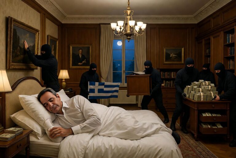 Σιγά! Ο Μητσοτάκης κοιμάται…