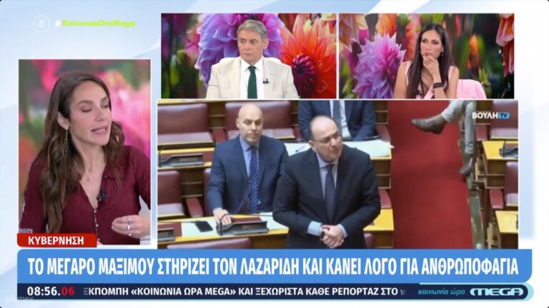 Μιχαηλίδου για Λαζαρίδη: “Ο άνθρωπος δεν είπε ψέμματα ότι πήγε στο Μετσόβιο… Μπορώ να πω κάτι που ήταν κακός μαθητής; Όχι”
