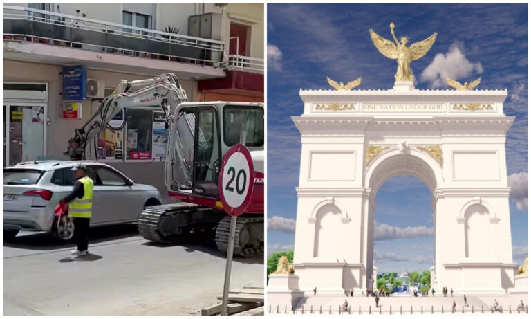 Η αψίδα του Τραμπ κι η αψίδα του Ταυρωνίτη – Ο σουρεαλισμός ζει στα Χανιά | Βίντεο