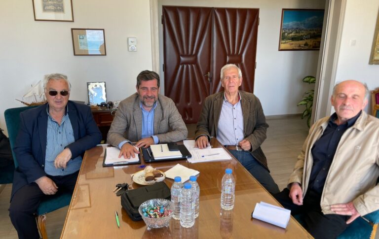 Συνάντηση Συλλόγου Ανάδειξης Αρχαιοτήτων με τον Αντιπεριφερειάρχη Λασιθίου Γιάννη Ανδρουλάκη