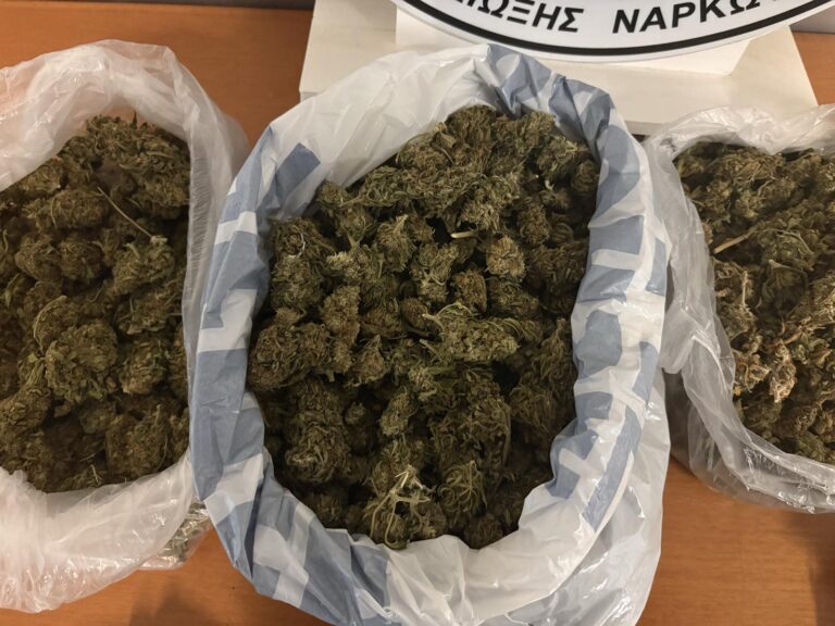 Σύλληψη δύο ατόμων στο Ηράκλειο για διακίνηση κάνναβης