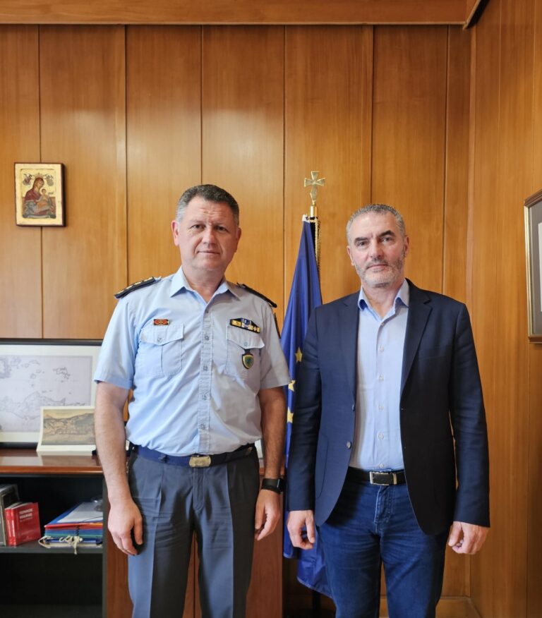 Επίσκεψη Μ. Χνάρη στην Αστυνομική Διεύθυνση Ρεθύμνου – Στο επίκεντρο η υποστελέχωση και η μετεγκατάσταση του Αστυνομικού Μεγάρου