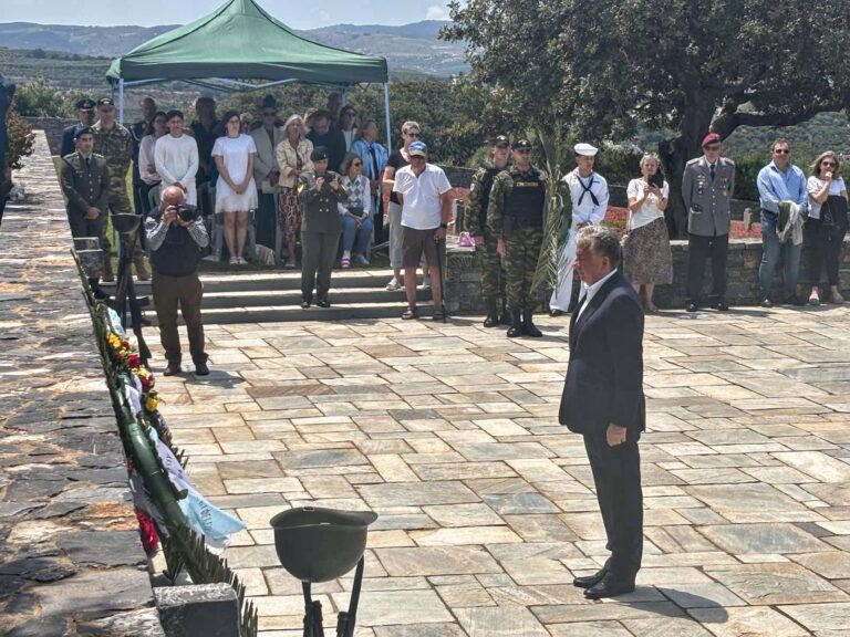 Στ. Αρναουτάκης από το Μάλεμε: «Η μνήμη των νεκρών ένα διαρκές παράδειγμα ευθύνης για ειρήνη, ασφάλεια και κράτος δικαίου»