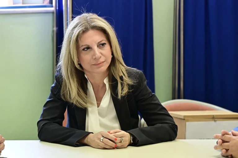 Στο Ρέθυμνο η Μαρία Καρυστιανού – Επαφές με φορείς και επίσκεψη στα Ανώγεια