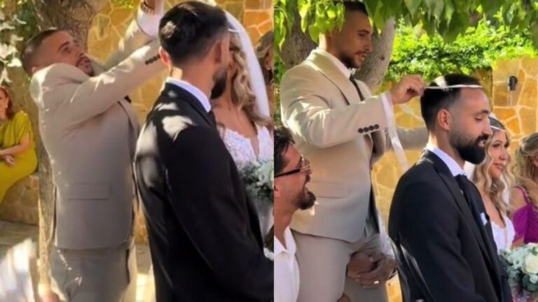 Tο viral βίντεο από γάμο στην Κρήτη: Κουμπάρος δεν έφτανε να αλλάξει τα στέφανα και τον σήκωσαν στα χέρια