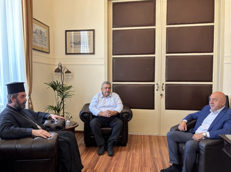Συνάντηση Αντιπεριφερειάρχη Χανίων με τον Μητροπολίτη Λάμπης, Συβρίτου και Σφακίων