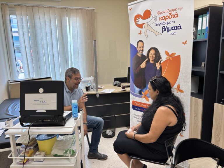 Ξεπέρασε κάθε προσδοκία η προσέλευση στους δωρεάν προληπτικούς ελέγχους φλεβών, αρτηριών και οστεοπόρωσης στα Χανιά