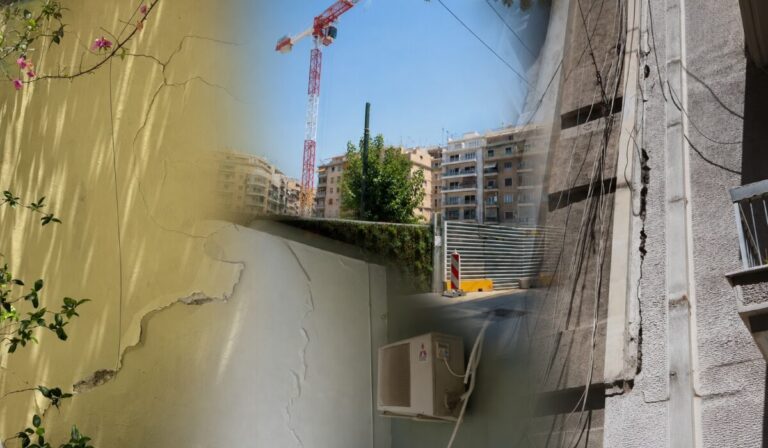 Κυψέλη: Κάτοικοι εγκαταλείπουν τα σπίτια – Ρωγμές σε πάνω από 200 διαμερίσματα λόγω εργασιών του Μετρό
