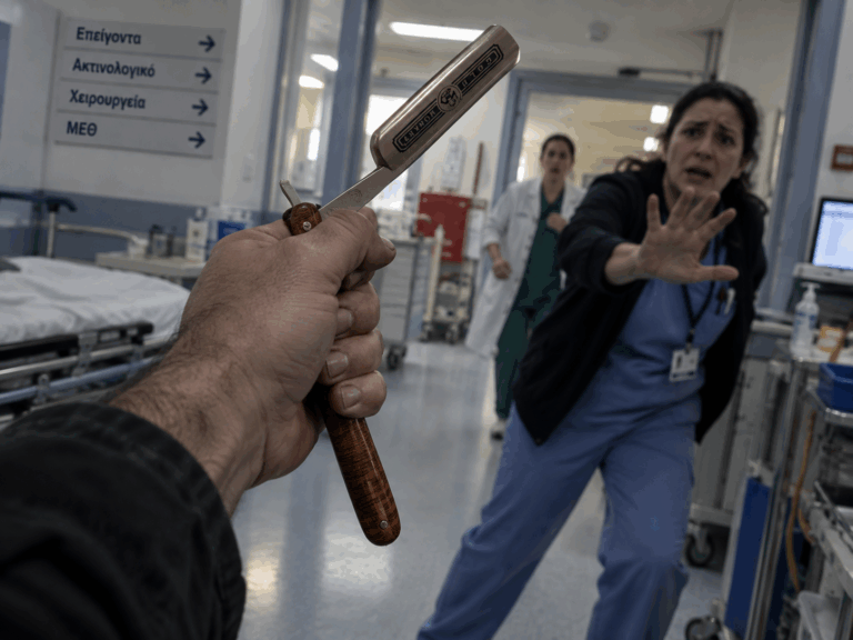 Ασθενείς στο νοσοκομείο Χανίων έβγαλαν φαλτσέτα σε γιατρούς